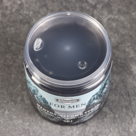 Мыло густое "FOR MEN" 3в1 Ментол-Черный Уголь 280 мл "Добропаровъ"  /10182826