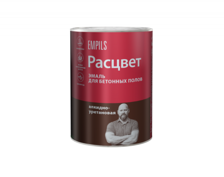 Эмаль для бетонных полов Расцвет серая 2.7 кг