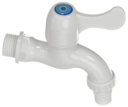 КРАН ВОДОРАЗБОРНЫЙ ПЛАСТИК 73956