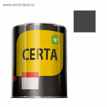 Эмаль термостойкая "Церта" ж/б до 750с 0,8кг чёрная 2442271
