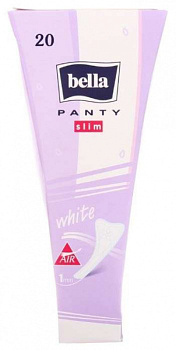 Прокладки БЕЛЛА ежедневные PANTY слим белые по 20шт