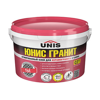 Клей плиточный Юнис ГРАНИТ 5кг банка
