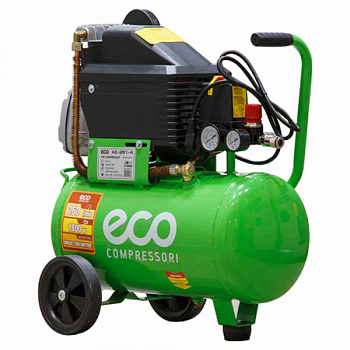 Компрессор ECO AE-251-3 (235 л/мин, 8 атм, коаксиальный, масляный, ресив. 24 л, 220 В, 1.50 кВт)
