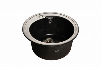 Мойка GRANFEST Rondo GF-R450 (d450) черная 308 круглая 