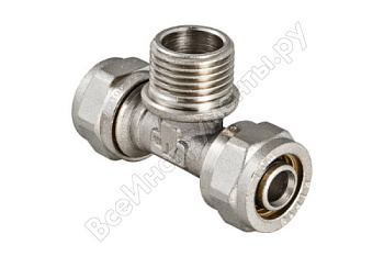 Тройник 16*1/2*16 НР VALTEC