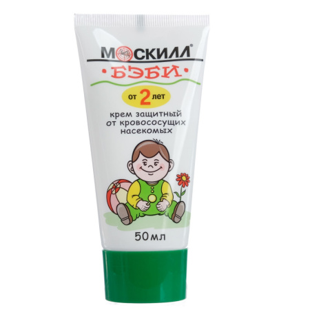 Крем от комаров "Москилл-БЭБИ", детский, туба, 50 мл /1119656