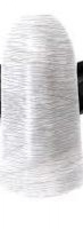 Угол наружный (внешний) с крепежом для плинтуса 55мм "Идеал Классик", 210 Дуб пепельный