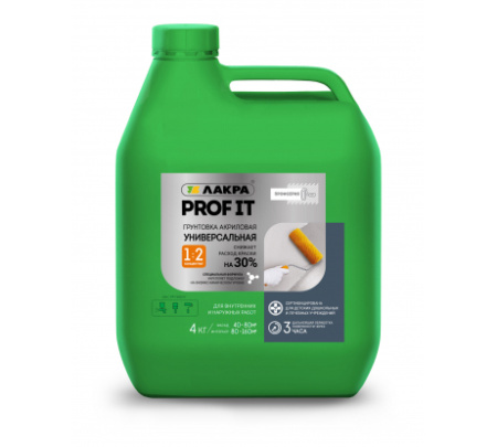 Грунт акриловый универсальный Лакра PROF IT 10кг.