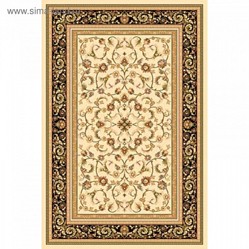 Ковер Хит-Сет ПП OLYMPOS d392 0,8х1,5м CREAM-BLACK /3611777