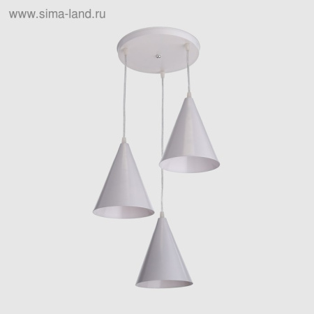 Светильник 6102 3х40Вт Е14 серый 30х30х80см/4724646