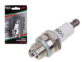 Свеча зажигания ECO GTP-X041 (2Т; М14*1.25; резьба 9,5 мм)