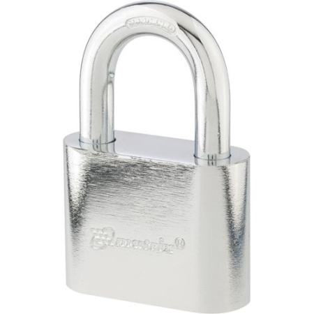 Замок навесной, хромированное покрытие 70 мм/91803
