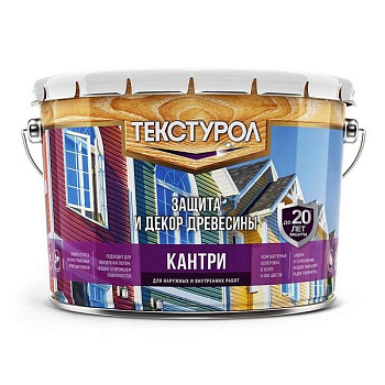 Текстурол КАНТРИ база С Бесцветный 9л.