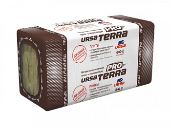 Вата минер. URSA ТЕРРА 34 PFB 1250х600х50 0,45м3 фасад