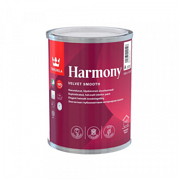 Краска интерьерная HARMONY баз А глубокоматовая 0,9л 