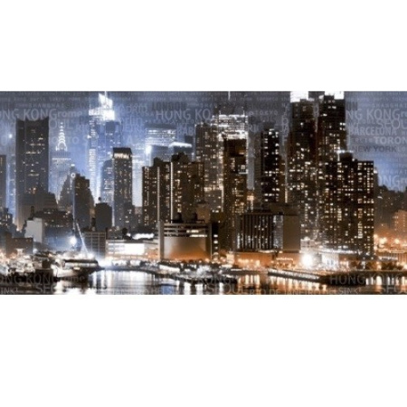 Декор City №2 300х600 синий И6М321