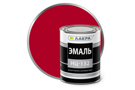 Эмаль НЦ-132 Красная 0,7кг.Л-С