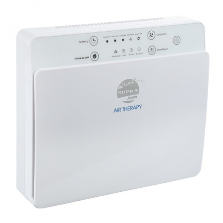 Очиститель воздуха SUPRA SAC-200, 18м2, 8вт, ионизация, ароматизация, пульт, белый   3658720