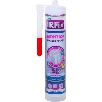 Жидкие гвозди 310мл Бесцветный IRFIX МОНТАЖ/20108