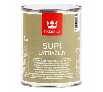 Масло для пола SUPI LATTIAOLJY EC 0,9л.