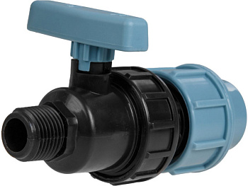 Кран шар. ПЭ 20 х 1/2" нар., AV Engineering/AVE1332012M 