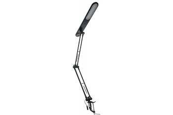 Светильник Camelion KD-785 С02 черный LED(настол. на струбцине, 5 Вт,230В,  4000К)