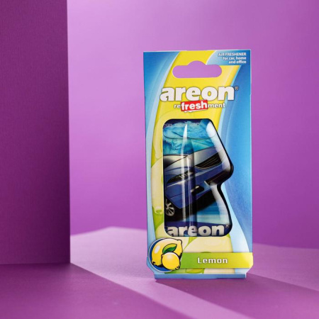 Ароматизатор для авто Areon Refreshment гелевый, лимон/4605391