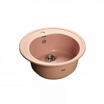 Мойка GRANFEST Rondo GF-R510 (d508) розовый 315 круглая