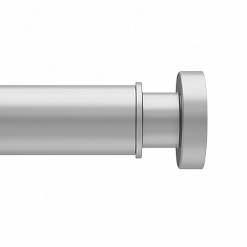 Карниз для ванной комнаты, 110-200 см, мат.хром, IDDIS 020A200|14