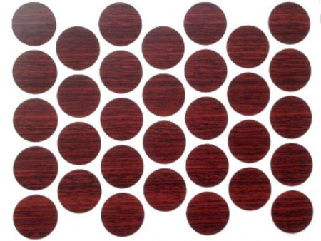 Заглушка на саморез клейкая СА13 махагон