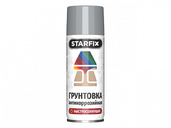 Грунтовка антикоррозийная серый STARFIX 520мл (7040) (SM-36670-1)