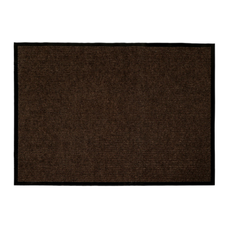 Коврик влаговпитывающий, ребристый 90*120см, коричневый/22096