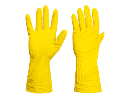Перчатки хозяйственные, "латекс" S /12403М