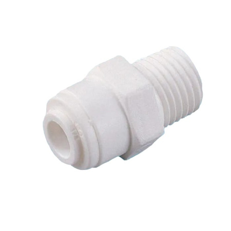 Ниппель нар. 1/2" AV Engineering (AVE1311212) белый пласт.