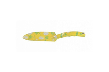 Совок цельнометаллический алюминиевый узкий Flower Lime /62001
