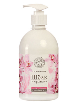 Жидкое мыло Колокольчик 500мл Шёлк и Орхидея natural extracts