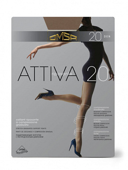Колготки OMSA ATTIVA 20den daino 2S 