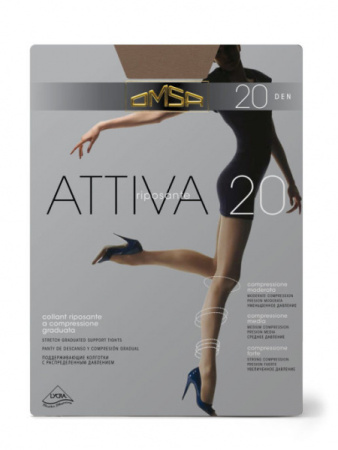 Колготки OMSA ATTIVA 20den daino 2S 