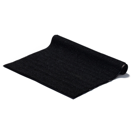 Коврик влаговпитывающий, ребристый 90*120см, черный/22098