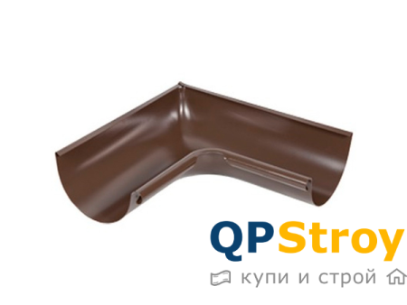 Угол желоба внутренний 90гр. 125мм коричневый RAL8017