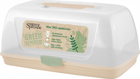 Хлебница Green Republic (34,6х19,5х15,5см), лён SE2238GR Sugar&Spice