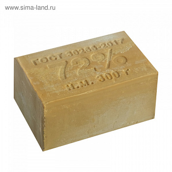 Мыло Хозяйственное 72% 300гр без запаха *36