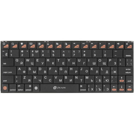 Клавиатура Oklick 840S, черный, беспроводная   1847570