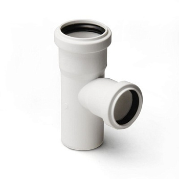 Тройник Stilte Белый  50x50/87,5